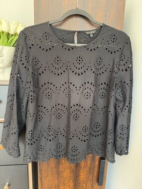 Massimo Dutti Black Blouse